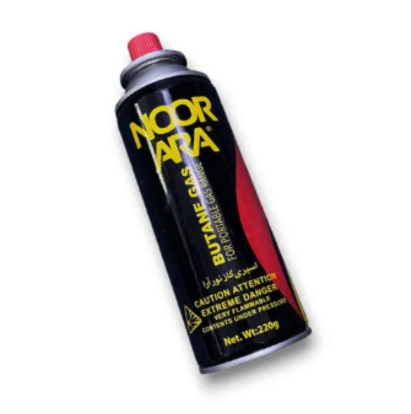 CORECOM Noor Ara Butane Gas Canister 220g — For Portable Gas Stoves