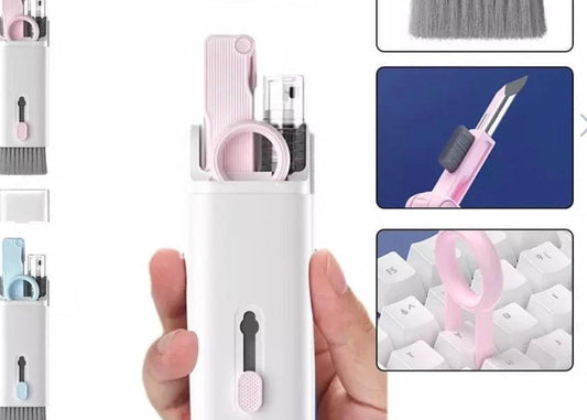 CORECOM® 7-in-1 Multifunctional Cleaning Kit | Universal Keyboard, Phone & AirPods Cleaner Set